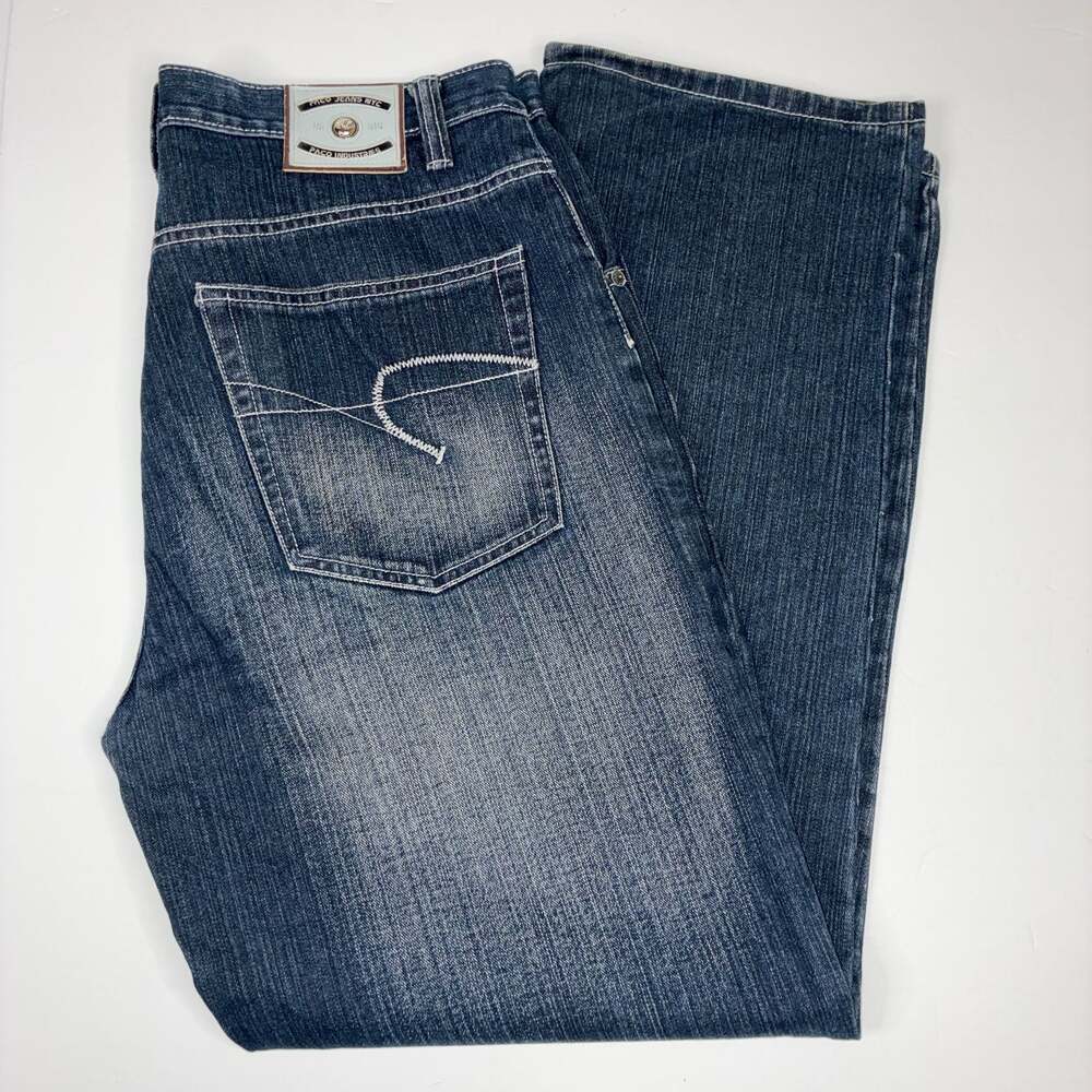 Vintage Paco Men Jeans NYC Wide Leg Y2K Baggy Denim Size 34x31